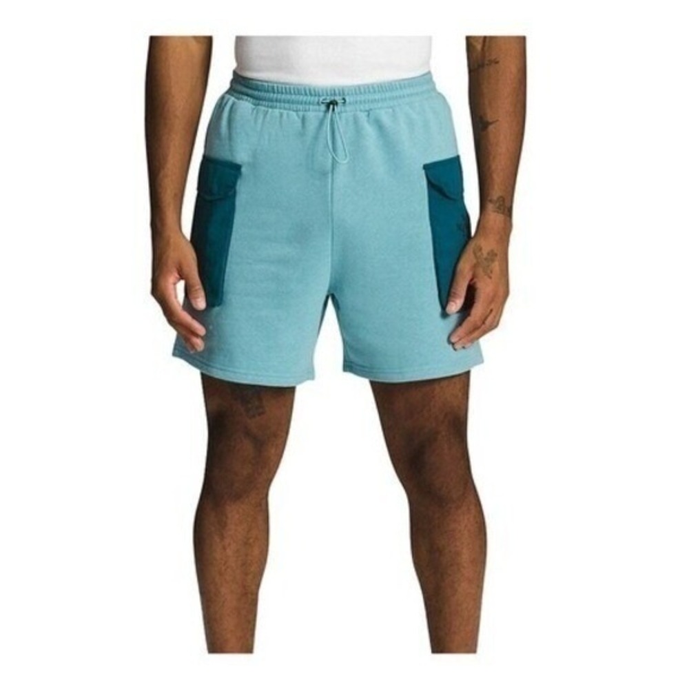 The North Face Mens Size XXL Utility Cargo Reef Water Blue Coral Paramount Short - Picture 2 of 6